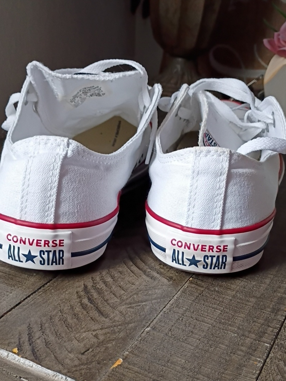 Converse All Star Classic Unisex White Low Top Sneakers Size Men's 8 / Wm's 10 - Picture 12 of 16